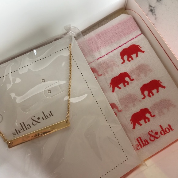 NWT Stella & Dot Engravable Necklace - Picture 4 of 5